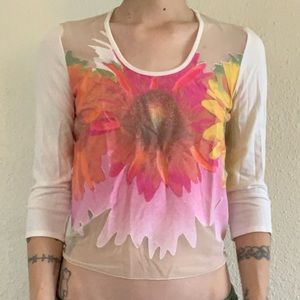 Vintage ‘Just Cavalli’ mesh top